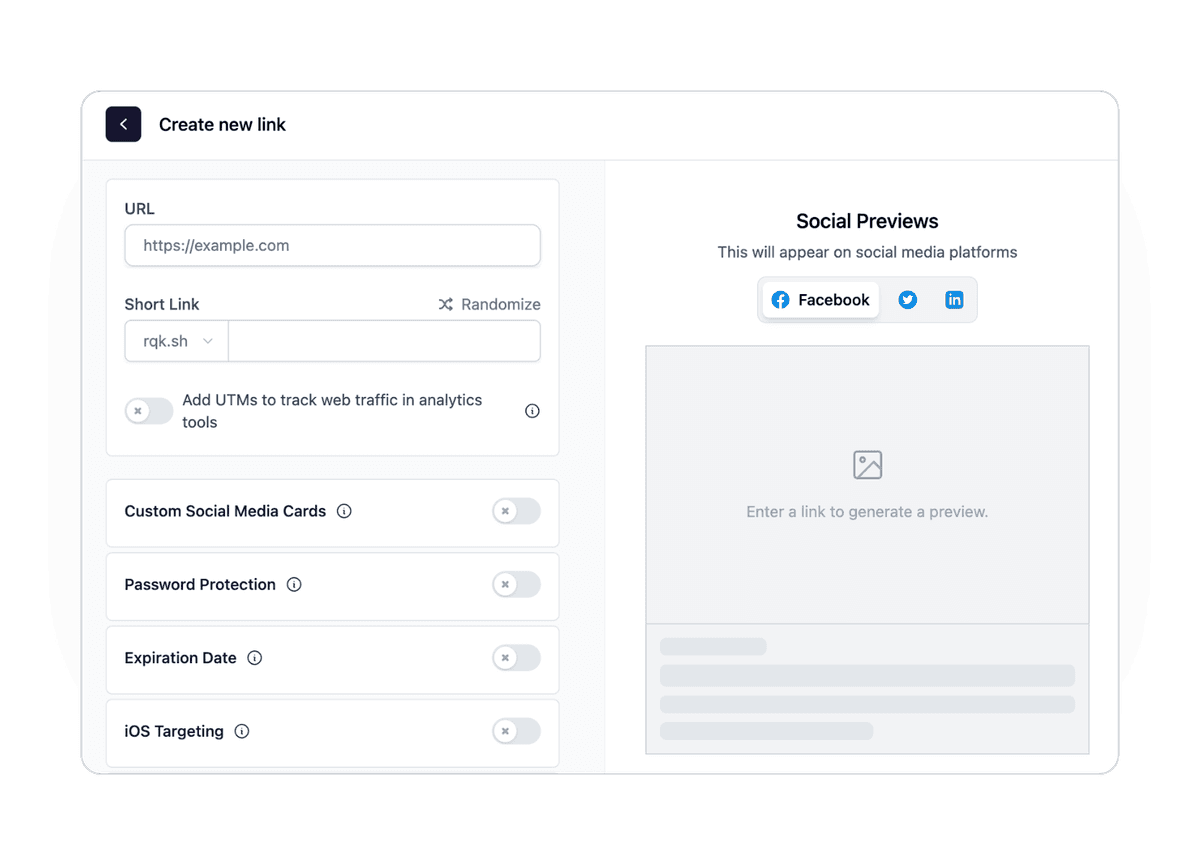 Reqlick link tracker with real-time click analytics, geographic maps, and device data